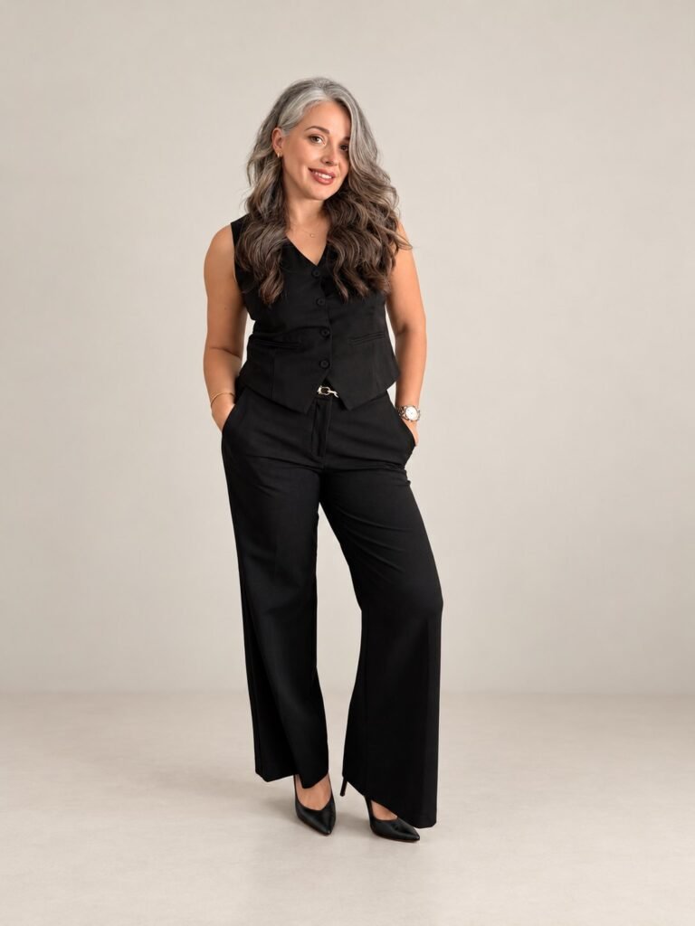 Dina Besirevic, founder of ELARIS North Shore, standing in black